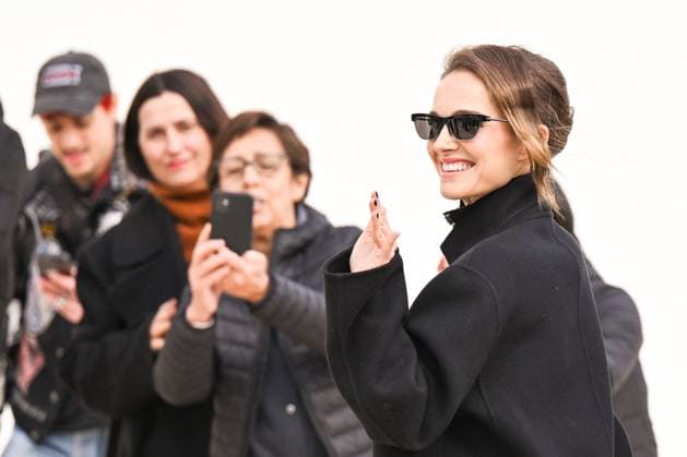 PFW Christian Dior Arrivals AM Natalie Portman attending the Christian Dior Womenswear Fall Winter 2025-2026 show as part of Paris Fashion Week at Jardin des Tuileries on March 04, 2025 in Paris, France. Photo by Aurore Marechal ABACAPRESS.COM Paris France  Copyright: xMarechalxAurore ABACAx