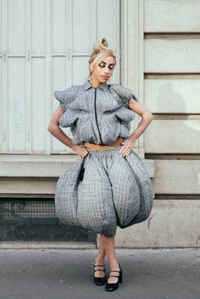 PFW - Bilal Hassani after Anrealage Show Bilal Hassani after the parade by Anrealage for the Womenswear Ready-to-wear Fall-Winter 2025 2026 collection as part of the Paris Fashion Week, at the American Cathedral in Paris, France on March 4, 2025. Photo by Alexis Jumeau ABACAPRESS.COM Paris France  Copyright: xJumeauxAlexis ABACAx