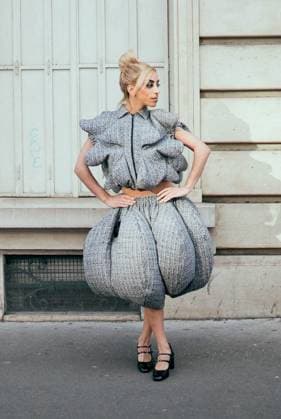 PFW - Bilal Hassani after Anrealage Show Bilal Hassani after the parade by Anrealage for the Womenswear Ready-to-wear Fall-Winter 2025 2026 collection as part of the Paris Fashion Week, at the American Cathedral in Paris, France on March 4, 2025. Photo by Alexis Jumeau ABACAPRESS.COM Paris France  Copyright: xJumeauxAlexis ABACAx