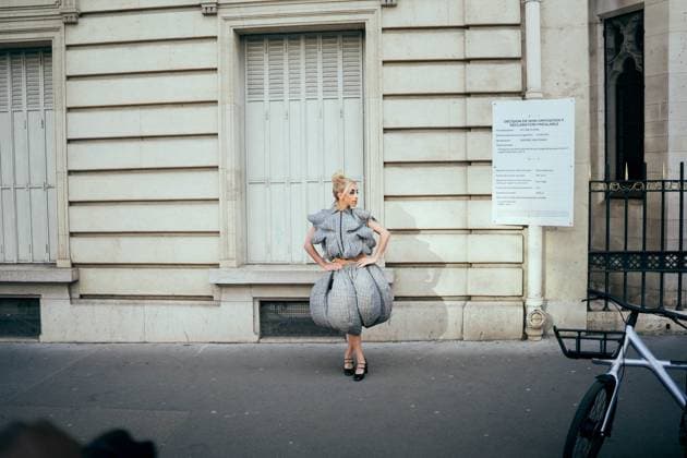 PFW - Bilal Hassani after Anrealage Show Bilal Hassani after the parade by Anrealage for the Womenswear Ready-to-wear Fall-Winter 2025 2026 collection as part of the Paris Fashion Week, at the American Cathedral in Paris, France on March 4, 2025. Photo by Alexis Jumeau ABACAPRESS.COM Paris France  Copyright: xJumeauxAlexis ABACAx