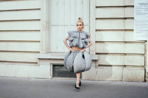 PFW - Bilal Hassani after Anrealage Show Bilal Hassani after the parade by Anrealage for the Womenswear Ready-to-wear Fall-Winter 2025 2026 collection as part of the Paris Fashion Week, at the American Cathedral in Paris, France on March 4, 2025. Photo by Alexis Jumeau ABACAPRESS.COM Paris France  Copyright: xJumeauxAlexis ABACAx