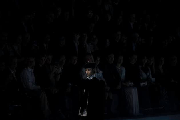 PFW - Dior Runway Models present creations by Dior for the Womenswear Ready-to-wear Fall-Winter 2025 2026 collection as part of the Paris Fashion Week, in Paris on March 4, 2025. Photo by Eliot Blondet ABACAPRESS.COM Paris France  Copyright: xBlondetxEliot ABACAx