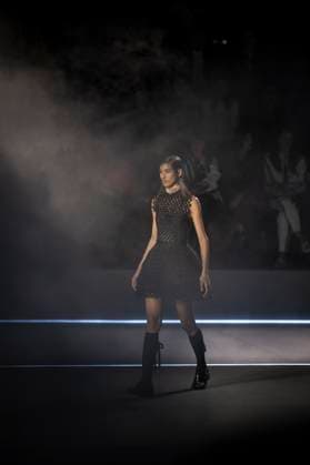 PFW - Dior Runway Models present creations by Dior for the Womenswear Ready-to-wear Fall-Winter 2025 2026 collection as part of the Paris Fashion Week, in Paris on March 4, 2025. Photo by Eliot Blondet ABACAPRESS.COM Paris France  Copyright: xBlondetxEliot ABACAx