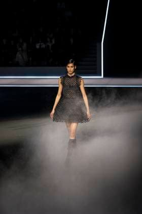 PFW - Dior Runway Models present creations by Dior for the Womenswear Ready-to-wear Fall-Winter 2025 2026 collection as part of the Paris Fashion Week, in Paris on March 4, 2025. Photo by Eliot Blondet ABACAPRESS.COM Paris France  Copyright: xBlondetxEliot ABACAx