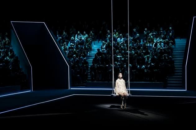 PFW - Dior Runway Models present creations by Dior for the Womenswear Ready-to-wear Fall-Winter 2025 2026 collection as part of the Paris Fashion Week, in Paris on March 4, 2025. Photo by Eliot Blondet ABACAPRESS.COM Paris France  Copyright: xBlondetxEliot ABACAx
