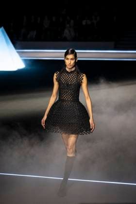 PFW - Dior Runway Models present creations by Dior for the Womenswear Ready-to-wear Fall-Winter 2025 2026 collection as part of the Paris Fashion Week, in Paris on March 4, 2025. Photo by Eliot Blondet ABACAPRESS.COM Paris France  Copyright: xBlondetxEliot ABACAx