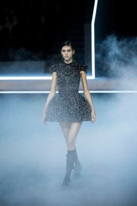 PFW - Dior Runway Models present creations by Dior for the Womenswear Ready-to-wear Fall-Winter 2025 2026 collection as part of the Paris Fashion Week, in Paris on March 4, 2025. Photo by Eliot Blondet ABACAPRESS.COM Paris France  Copyright: xBlondetxEliot ABACAx