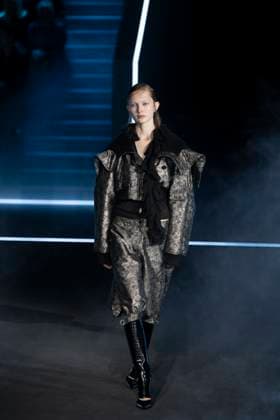 PFW - Dior Runway Models present creations by Dior for the Womenswear Ready-to-wear Fall-Winter 2025 2026 collection as part of the Paris Fashion Week, in Paris on March 4, 2025. Photo by Eliot Blondet ABACAPRESS.COM Paris France  Copyright: xBlondetxEliot ABACAx