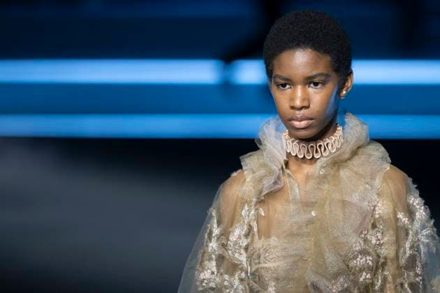 PFW - Dior Runway Models present creations by Dior for the Womenswear Ready-to-wear Fall-Winter 2025 2026 collection as part of the Paris Fashion Week, in Paris on March 4, 2025. Photo by Eliot Blondet ABACAPRESS.COM Paris France  Copyright: xBlondetxEliot ABACAx