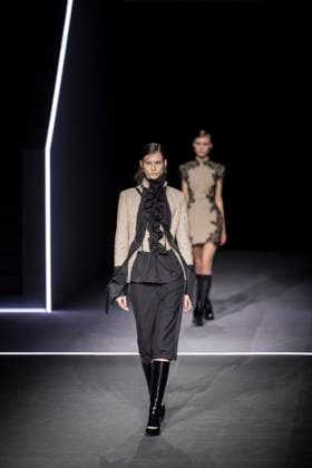 PFW - Dior Runway Models present creations by Dior for the Womenswear Ready-to-wear Fall-Winter 2025 2026 collection as part of the Paris Fashion Week, in Paris on March 4, 2025. Photo by Eliot Blondet ABACAPRESS.COM Paris France  Copyright: xBlondetxEliot ABACAx
