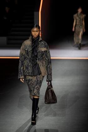 PFW - Dior Runway Models present creations by Dior for the Womenswear Ready-to-wear Fall-Winter 2025 2026 collection as part of the Paris Fashion Week, in Paris on March 4, 2025. Photo by Eliot Blondet ABACAPRESS.COM Paris France  Copyright: xBlondetxEliot ABACAx