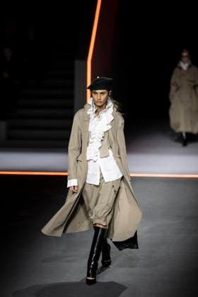 PFW - Dior Runway Models present creations by Dior for the Womenswear Ready-to-wear Fall-Winter 2025 2026 collection as part of the Paris Fashion Week, in Paris on March 4, 2025. Photo by Eliot Blondet ABACAPRESS.COM Paris France  Copyright: xBlondetxEliot ABACAx