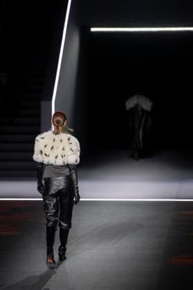 PFW - Dior Runway Models present creations by Dior for the Womenswear Ready-to-wear Fall-Winter 2025 2026 collection as part of the Paris Fashion Week, in Paris on March 4, 2025. Photo by Eliot Blondet ABACAPRESS.COM Paris France  Copyright: xBlondetxEliot ABACAx