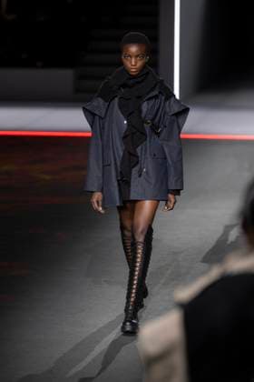 PFW - Dior Runway Models present creations by Dior for the Womenswear Ready-to-wear Fall-Winter 2025 2026 collection as part of the Paris Fashion Week, in Paris on March 4, 2025. Photo by Eliot Blondet ABACAPRESS.COM Paris France  Copyright: xBlondetxEliot ABACAx