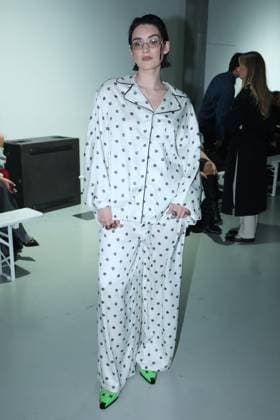 PFW - Maitrepierre Front Row Fleur Copin during the Maitrepierre Fashion show for the Womenswear Ready-to-wear Fall-Winter 2025 2026 collection as part of the Paris Fashion Week, in Paris on March 4, 2025. Photo by Jerome Domné ABACAPRESS.COM  Copyright: xDominexJerome ABACAx