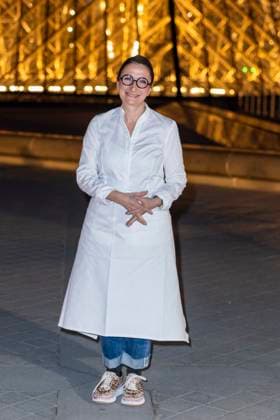 Le Grand Diner du Louvre Photo call Anne Sophie Pic Photo Call du Le Grand Diner du Louvre during Fashion Week in Paris on March 5th, 2025 Olivier Borde Bestimage Photo call Le Grand Diner du Louvre during Fashion Week in Paris on March 5th, 2025 Paris France  Copyright: xOLIVIERxBORDEx xBESTIMAGExOLIVIERxBORDEx xBESTIMAGEx