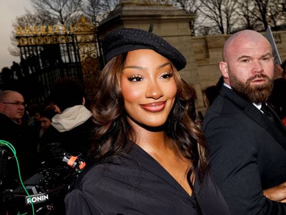 Paris Fashion Week Arrivee People au défilé Dior Arrivals at Dior Show 441326 2025 03 04 Paris France Openiyi, Temilade Tems  Copyright: xIvankaxVoisinx xStarfacex STAR_441326_012