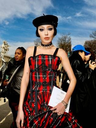 RECORD DATE NOT STATED Paris Fashion Week Arrivee People au défilé Dior Arrivals at Dior Show 441326 0000 00 00 Paris France Kiwi Lee Han  Copyright: xIvankaxVoisinx xStarfacex STAR_441326_014