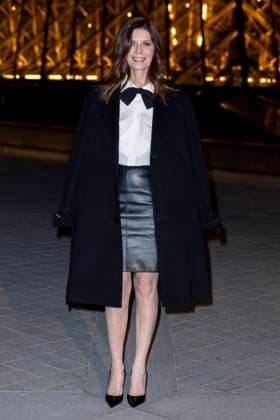 Le Grand Diner du Louvre photo call Chiara Mastroianni Photo Call du Le Grand Diner du Louvre lors de la Fashion Week à Paris le 5 mars 2025 Olivier Borde Bestimage Photo call Le Grand Diner du Louvre during Fashion Week in Paris on March 5th, 2025 Paris France  Copyright: xOLIVIERxBORDEx xBESTIMAGExOLIVIERxBORDEx xBESTIMAGEx