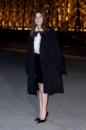 Le Grand Diner du Louvre photo call Chiara Mastroianni Photo Call du Le Grand Diner du Louvre lors de la Fashion Week à Paris le 5 mars 2025 Olivier Borde Bestimage Photo call Le Grand Diner du Louvre during Fashion Week in Paris on March 5th, 2025 Paris France  Copyright: xOLIVIERxBORDEx xBESTIMAGExOLIVIERxBORDEx xBESTIMAGEx