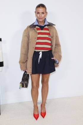 PFW - Stella McCartney Photocall Janka Polliani at the Stella McCartney fashion show as part of Paris Fashion Week on March 5, 2025 in Paris, France. Photo by Jerome Domine ABACAPRESS.COM Paris France  Copyright: xDominexJerome ABACAx
