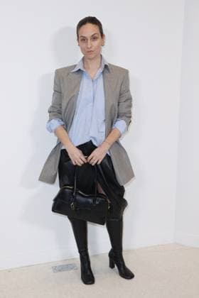 PFW - Stella McCartney Photocall Erika Boldrin at the Stella McCartney fashion show as part of Paris Fashion Week on March 5, 2025 in Paris, France. Photo by Jerome Domine ABACAPRESS.COM Paris France  Copyright: xDominexJerome ABACAx