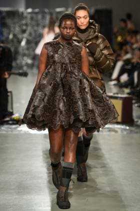 PFW - Cecilie Bahnsen Runway Models walk the runway for a collection by Cecilie Bahnsen as part of Paris Fashion Week at the Palais de Tokyo in Paris, on March 5, 2025. Photo by Firas Abdullah ABACAPRESS.COM Paris Ile-de-France France  Copyright: xAbdullahxFiras ABACAx