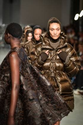 PFW - Cecilie Bahnsen Runway Models walk the runway for a collection by Cecilie Bahnsen as part of Paris Fashion Week at the Palais de Tokyo in Paris, on March 5, 2025. Photo by Firas Abdullah ABACAPRESS.COM Paris Ile-de-France France  Copyright: xAbdullahxFiras ABACAx