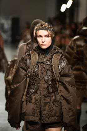PFW - Cecilie Bahnsen Runway Models walk the runway for a collection by Cecilie Bahnsen as part of Paris Fashion Week at the Palais de Tokyo in Paris, on March 5, 2025. Photo by Firas Abdullah ABACAPRESS.COM Paris Ile-de-France France  Copyright: xAbdullahxFiras ABACAx