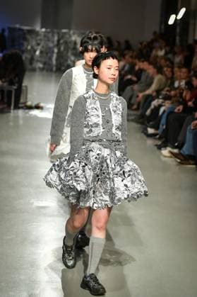PFW - Cecilie Bahnsen Runway Models walk the runway for a collection by Cecilie Bahnsen as part of Paris Fashion Week at the Palais de Tokyo in Paris, on March 5, 2025. Photo by Firas Abdullah ABACAPRESS.COM Paris Ile-de-France France  Copyright: xAbdullahxFiras ABACAx