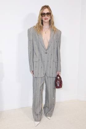 PFW - Stella McCartney Photocall Chiara Ferragni at the Stella McCartney fashion show as part of Paris Fashion Week on March 5, 2025 in Paris, France. Photo by Jerome Domine ABACAPRESS.COM Paris France  Copyright: xDominexJerome ABACAx
