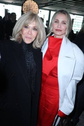 PFW - Stella McCartney Photocall French First Lady Brigitte Macron and Cameron Diaz at the Stella McCartney fashion show as part of Paris Fashion Week on March 5, 2025 in Paris, France. Photo by Jerome Domine ABACAPRESS.COM Paris France  Copyright: xDominexJerome ABACAx