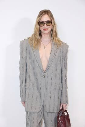 PFW - Stella McCartney Photocall Chiara Ferragni at the Stella McCartney fashion show as part of Paris Fashion Week on March 5, 2025 in Paris, France. Photo by Jerome Domine ABACAPRESS.COM Paris France  Copyright: xDominexJerome ABACAx