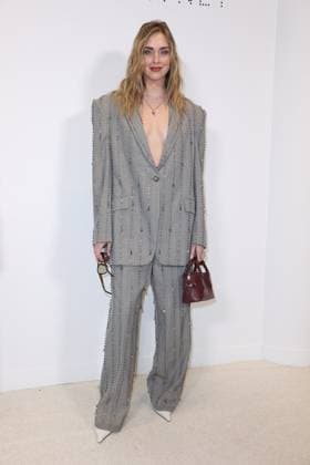 PFW - Stella McCartney Photocall Chiara Ferragni at the Stella McCartney fashion show as part of Paris Fashion Week on March 5, 2025 in Paris, France. Photo by Jerome Domine ABACAPRESS.COM Paris France  Copyright: xDominexJerome ABACAx