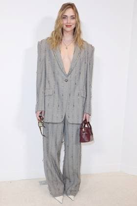 PFW - Stella McCartney Photocall Chiara Ferragni at the Stella McCartney fashion show as part of Paris Fashion Week on March 5, 2025 in Paris, France. Photo by Jerome Domine ABACAPRESS.COM Paris France  Copyright: xDominexJerome ABACAx