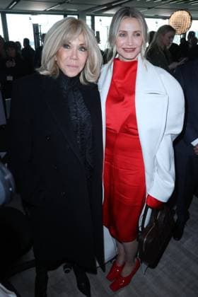 PFW - Stella McCartney Photocall French First Lady Brigitte Macron and Cameron Diaz at the Stella McCartney fashion show as part of Paris Fashion Week on March 5, 2025 in Paris, France. Photo by Jerome Domine ABACAPRESS.COM Paris France  Copyright: xDominexJerome ABACAx