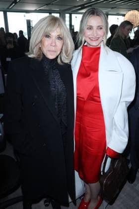 PFW - Stella McCartney Photocall French First Lady Brigitte Macron and Cameron Diaz at the Stella McCartney fashion show as part of Paris Fashion Week on March 5, 2025 in Paris, France. Photo by Jerome Domine ABACAPRESS.COM Paris France  Copyright: xDominexJerome ABACAx