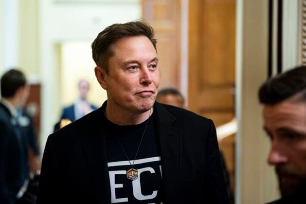 News Bilder des Tages Senior Advisor to the President Elon Musk departs a Senate Republican luncheon at the U.S. Capitol in Washington, DC on Wednesday, March 5, 2025.  WAP20250305357 BONNIExCASH
