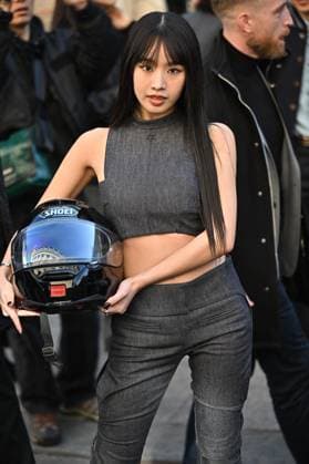 PFW Courreges Outside Arrivals Natty arriving at Courreges show during Paris Fashion Week in Paris, France on March 5, 2025. Photo by Julien Reynaud APS-Medias ABACAPRESS.COM Paris France  Copyright: xReynaudxJulien APS-Medias ABACAx