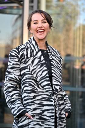 PFW Stella McCartney Outside Arrivals Elena Ora arriving at Stella McCartney show during Paris Fashion Week in Paris, France on March 5, 2025. Photo by Julien Reynaud APS-Medias ABACAPRESS.COM Paris France  Copyright: xReynaudxJulien APS-Medias ABACAx