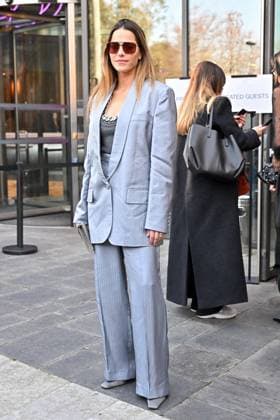 PFW Stella McCartney Outside Arrivals Rotem Sela arriving at Stella McCartney show during Paris Fashion Week in Paris, France on March 5, 2025. Photo by Julien Reynaud APS-Medias ABACAPRESS.COM Paris France  Copyright: xReynaudxJulien APS-Medias ABACAx