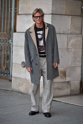 PFW Tom Ford Outside Arrivals Arnaud Lemaire arriving at Tom Ford show during Paris Fashion Week in Paris, France on March 5, 2025. Photo by Julien Reynaud APS-Medias ABACAPRESS.COM Paris France  Copyright: xReynaudxJulien APS-Medias ABACAx
