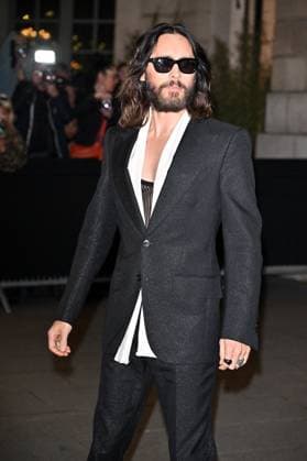 PFW Tom Ford Outside Arrivals Jared Leto arriving at Tom Ford show during Paris Fashion Week in Paris, France on March 5, 2025. Photo by Julien Reynaud APS-Medias ABACAPRESS.COM Paris France  Copyright: xReynaudxJulien APS-Medias ABACAx