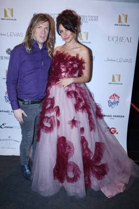 PFW - Christophe Guillarme Front Row Delphine Wespiser and Christophe Guillarme at the Christophe Guillarme fashion show as part of Paris Fashion Week on March 5, 2025 in Paris, France. Photo by Jerome Domine ABACAPRESS.COM  Copyright: xDominexJerome ABACAx