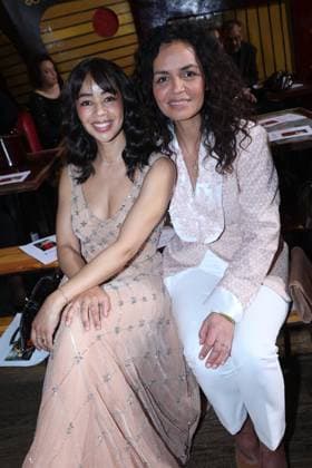 PFW - Christophe Guillarme Front Row Aurelie Konate and Laurence Roustandjee at the Christophe Guillarme fashion show as part of Paris Fashion Week on March 5, 2025 in Paris, France. Photo by Jerome Domine ABACAPRESS.COM  Copyright: xDominexJerome ABACAx