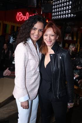 PFW - Christophe Guillarme Front Row Laurence Roustandjee and Prisca Demarez at the Christophe Guillarme fashion show as part of Paris Fashion Week on March 5, 2025 in Paris, France. Photo by Jerome Domine ABACAPRESS.COM  Copyright: xDominexJerome ABACAx