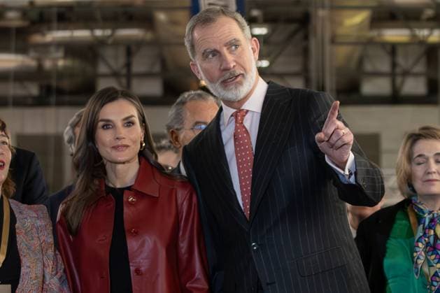 Entertainment Themen der Woche KW10 Entertainment Bilder des Tages March 5, 2025, Madrid, Spain: The Kings of Spain, Felipe VI (R) and Queen Leticia (L) during the opening of a new edition of ARCOmadrid (the International Contemporary Art Fair of Spain)..ARCO is one of the main contemporary art fairs on the international circuit and is organised by IFEMA Madrid Spain - ZUMAs197 20250305_aaa_s197_188 Copyright: xDavidxCanalesx