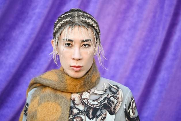 PFW Acne Studios Photocall Mayao Ma attending the Acne Studios Womenswear Fall Winter 2025-2026 show as part of Paris Fashion Week at L’Observatoire de Paris in Paris, France on March 05, 2025. Photo by Aurore Marechal ABACAPRESS.COM Paris France  Copyright: xMarechalxAurore ABACAx
