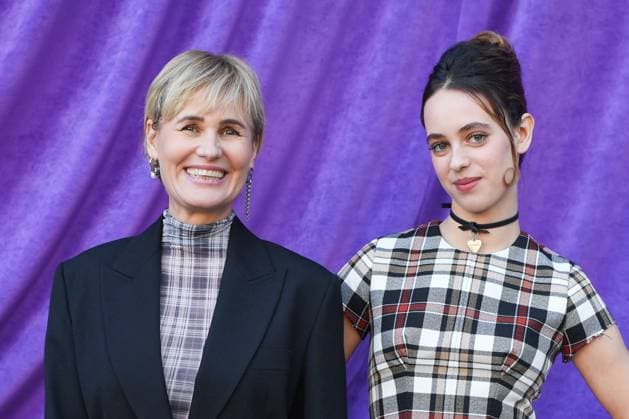 PFW Acne Studios Photocall Judith Godreche and Tess Barthelemy attending the Acne Studios Womenswear Fall Winter 2025-2026 show as part of Paris Fashion Week at L’Observatoire de Paris in Paris, France on March 05, 2025. Photo by Aurore Marechal ABACAPRESS.COM Paris France  Copyright: xMarechalxAurore ABACAx