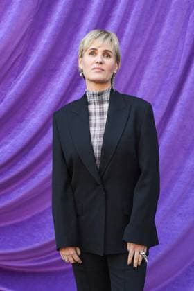PFW Acne Studios Photocall Judith Godreche attending the Acne Studios Womenswear Fall Winter 2025-2026 show as part of Paris Fashion Week at L’Observatoire de Paris in Paris, France on March 05, 2025. Photo by Aurore Marechal ABACAPRESS.COM Paris France  Copyright: xMarechalxAurore ABACAx